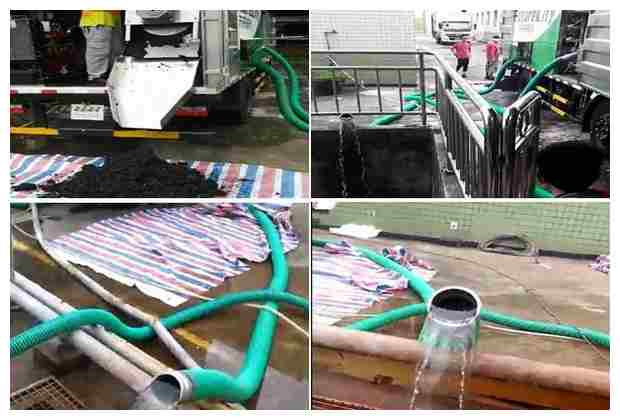 金星鎮(zhèn)大白樓村蓄水井管道清淤流程介紹